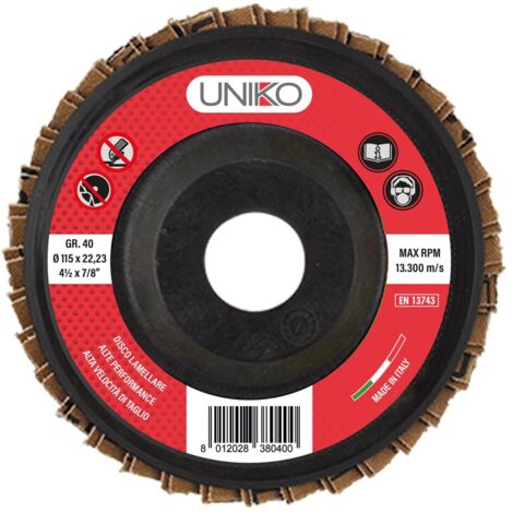DISCO LAMELLARE PER FERRO ø 115 gr. 100
