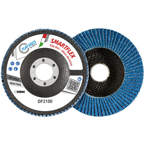 Disco lamellare piano smartflex classic FERVI DF2100.115 per smerigliatrice grana 80, Grana80