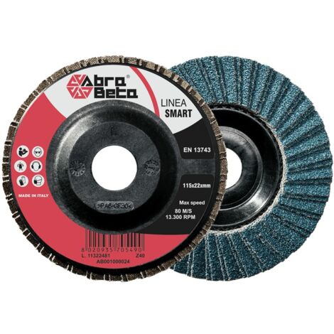 DISCO LAMELLARE ZINCONIO mm.115 G.120PVC