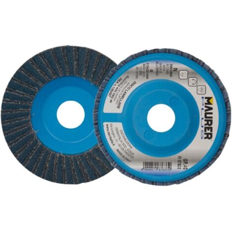 DISCO LAMELLARE ZIRCONIO Ø115MM GR 100 MAURER PLUS