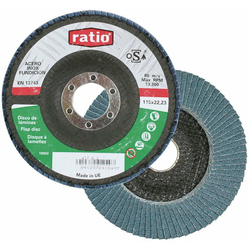 

DISCO LAMINA ZIRCONIO Z80/125 - Ratio