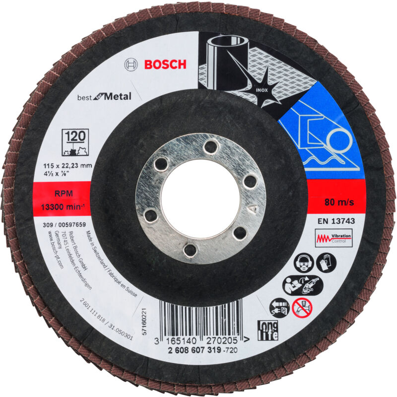 

BOSCH 2608607319 Plato pulidor X571, Best for Metal Ø 115 mm