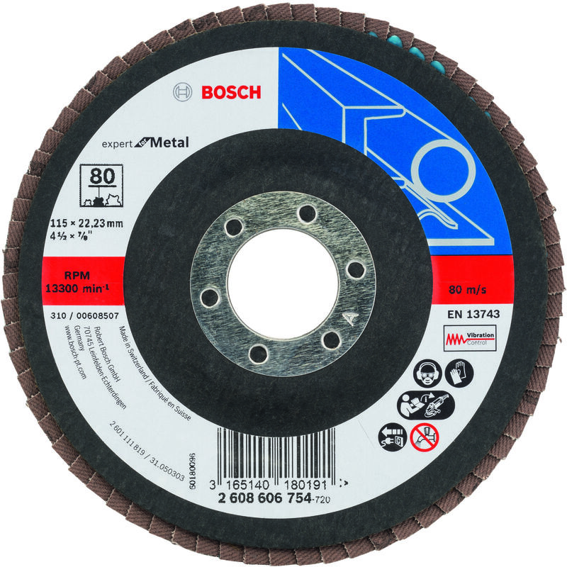 

BOSCH 2608606754 Plato pulidor X551, Expert for Metal Ø 115 mm
