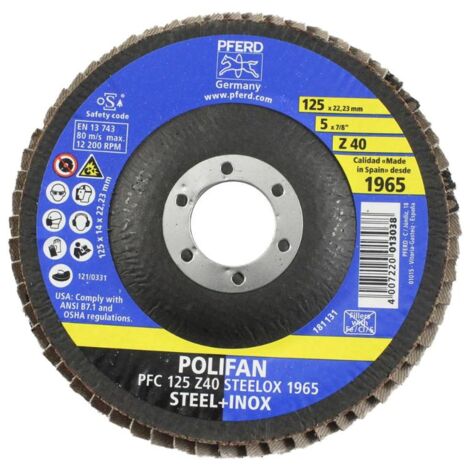 DISCO LAMINAS POLIFAN 125-40  CIRCONIO