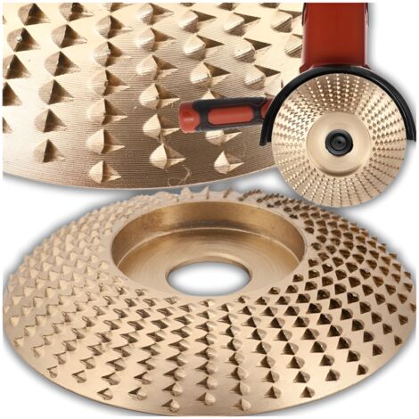 DISCO LAMPONE PER MOLATURA LEGNO, DISCO CONVESSO 125MM