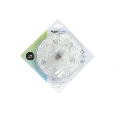 Disco LED 12 W 3000 K Placa Red.blanco 13 x 13 x 2,5 cm 936 lm