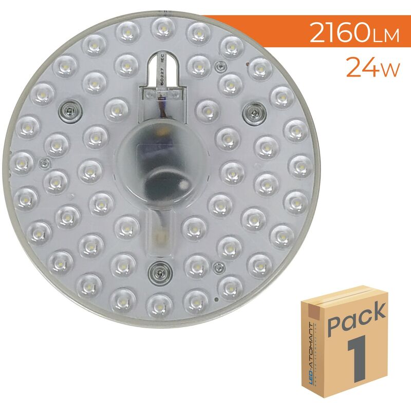 

Disco LED imantado para plafón 24W 2160LM | Blanco Neutro 4500K - Pack 1 Ud. - Blanco Neutro 4500K