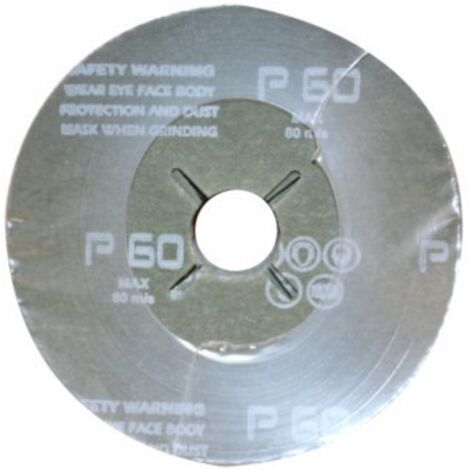 DISCO LIJA FIBRA 115X22 MM CORINDON AMOLADORA GR 60 NIVEL