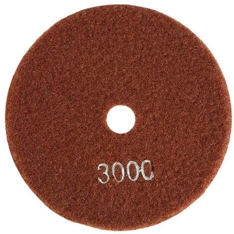 Disco lucidante 5 + 5 pollici 125 mm Tamponi lucidanti diamantati bagnati Dischi abrasivi per granito, cemento e marmo (3000)