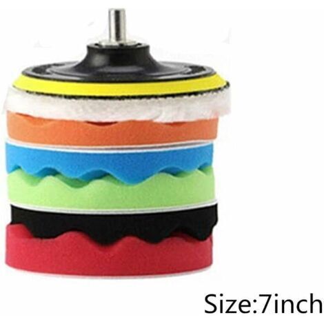 Disco lucidante, lucidatrice, lucidatrici e tamponi per auto, lucidatrice per auto, macchina per tamponi lucidanti, lucidatrice da 7 pollici