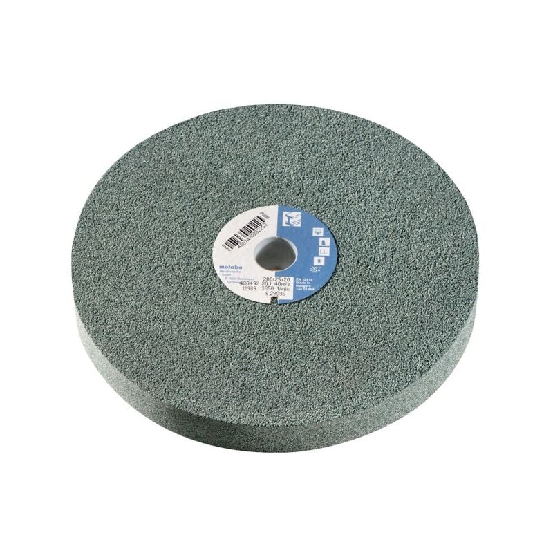 Trade Shop - Disco Mola Da Banco Pietra Abrasiva Ossido Alluminio Tipo