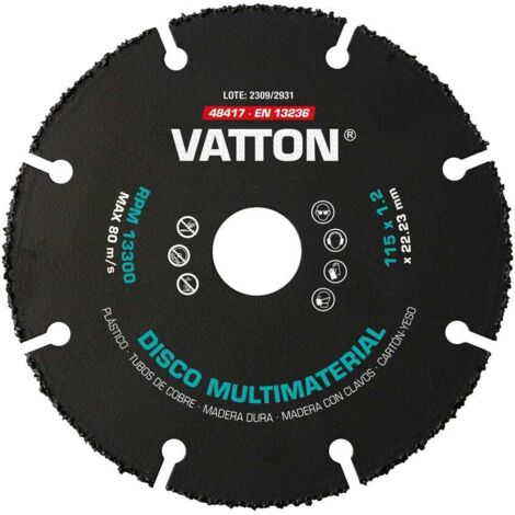 Disco multimaterial 115mm VATTON
