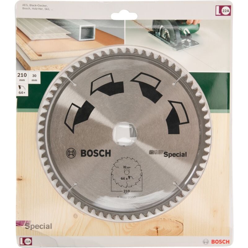

BOSCH 2609256893 Hoja de sierra circular SPECIAL Ø 210 mm