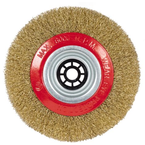 Disco originale Einhell come accessorio per smerigliatrice doppia (Ø 150 mm, adatto per smerigliatrice doppia Einhell TC-BG 150 B, fili metallici in acciaio)