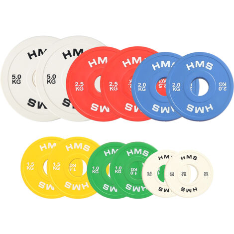 Disco paraurti olimpico CBRS10 2 x 1 kg HMS