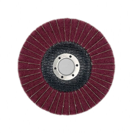 Disco per lucidatura lamellare in nylon da 5 pezzi 125 x 22 mm, grana 240, disco abrasivo in fibra abrasiva, ruote per lucidatura per smerigliatrice