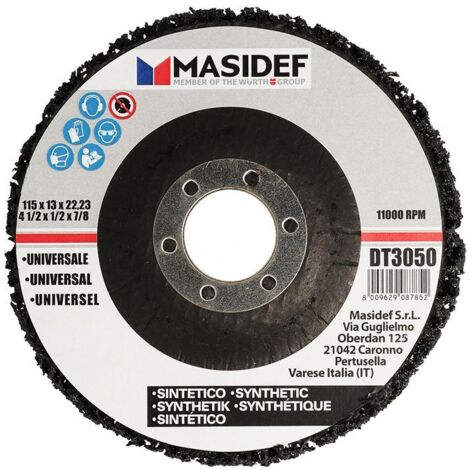 Disco per pulizia sintetico 115X13MM universale