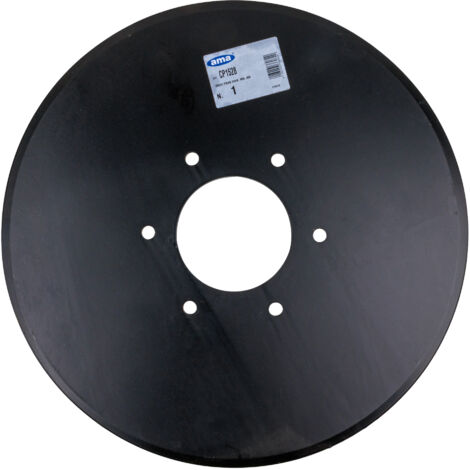 Disco piano liscio Ø 450mm sp.6mm con fori cilindrici