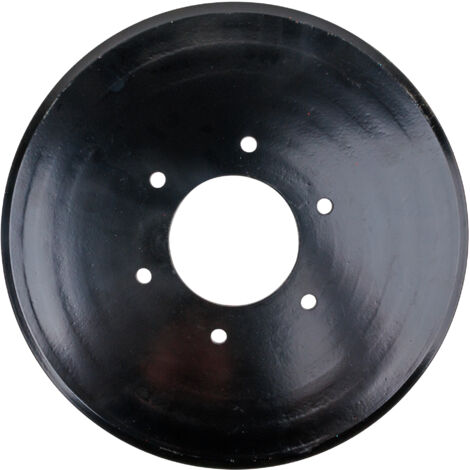 Disco piano liscio per frangizolle Ø 400mm spessore di 6mm con fori cilindrici