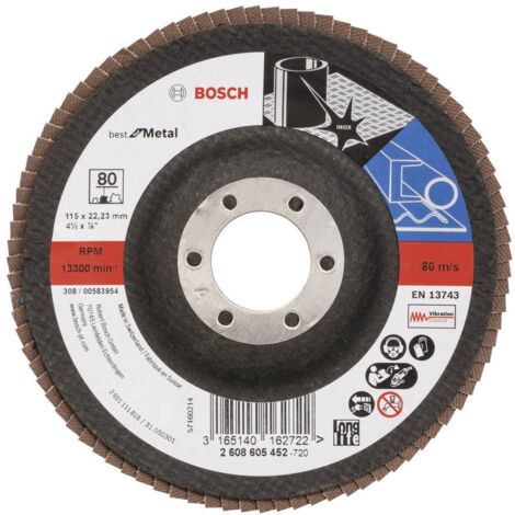 DISCO PIATTO X571 IDEALE PER METALLO 115MM.Â G-80