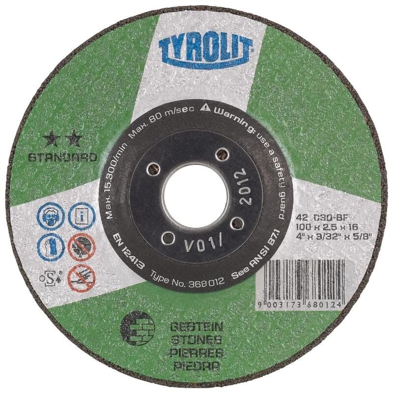 

Disco cortar piedra tyrolit 125-2,5-22 - Mibricoplus