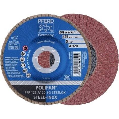 DISCO POLIFAN PFF 125 A120 PSF STEELOX - PFERD