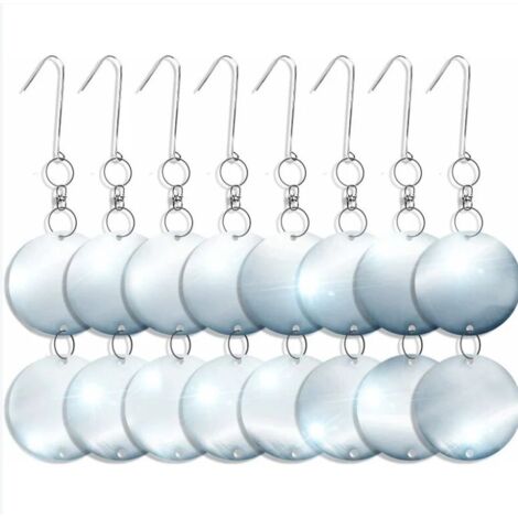 Disco reflectante antipájaros para mantener alejados a los pájaros: disuasivo eficaz para pájaros, disco reflectante con espejo repelente de pájaros