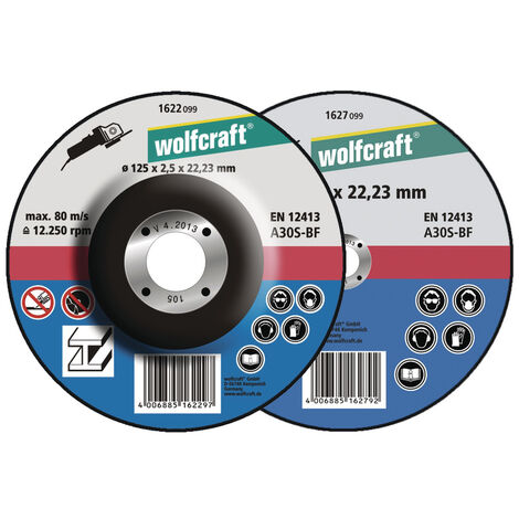Disco - rueda de corte recta Wolfcraft, 1624099, 178 mm