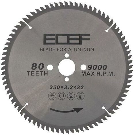 DISCO SEGA CIRCOLARE ALLUMINIO mm.250X32