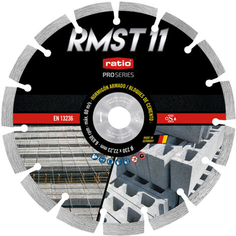 Disco segmentacionlaser RMST11 230 mm.