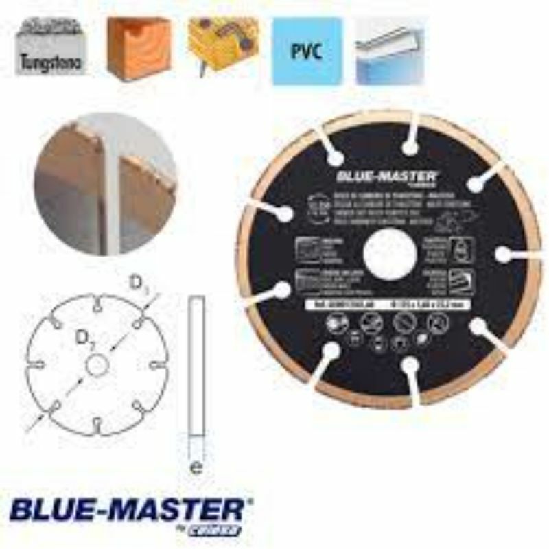 

Disco Sierra Multiuso 115X1,6X22Mm Bluemaster