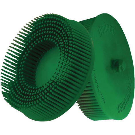Disco spazzola radiale Sunburst Ø76mm K.50 A50 XCRS B.76 verde 20000min(unknown)¹