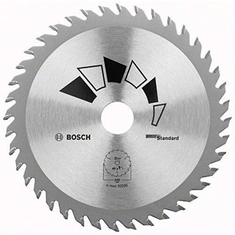 Bosch - Lama per sega circolare Basic, 140 x 2,2 x 20/12,7 mm, 40 denti - 2609256805