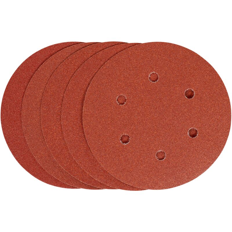 Abrasiva disco - 150 mm - 5 pezzi - Stanley