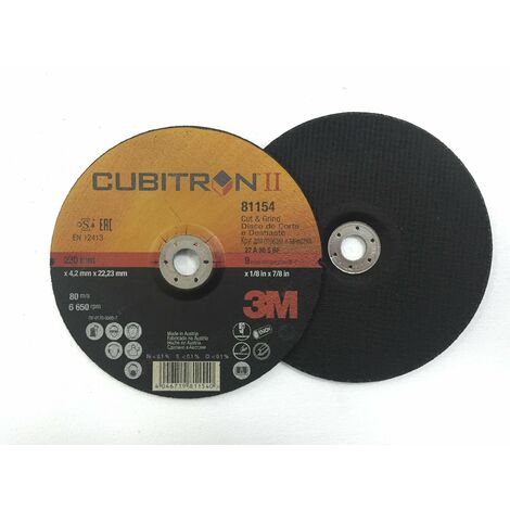DISCO TAGLIO CUBITRON 125X2,5