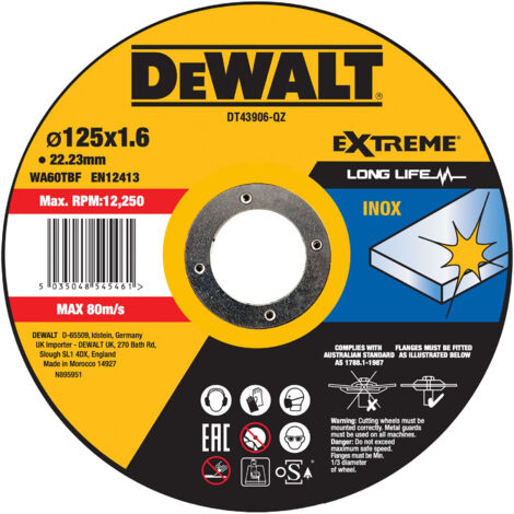 Disco taglio DEWALT DT43906QZ