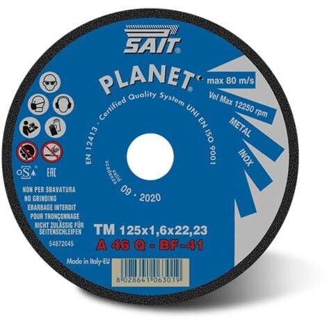 SAIT DISCO TAGLIO FERRO PLANET 115X1,6