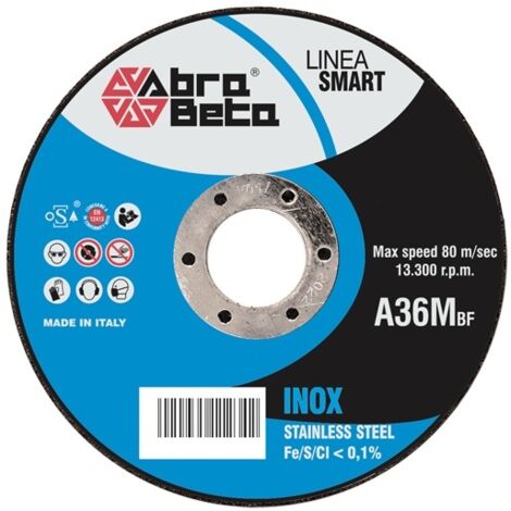 DISCO TAGLIO SMART BLU 125X1,6MM PER INOX