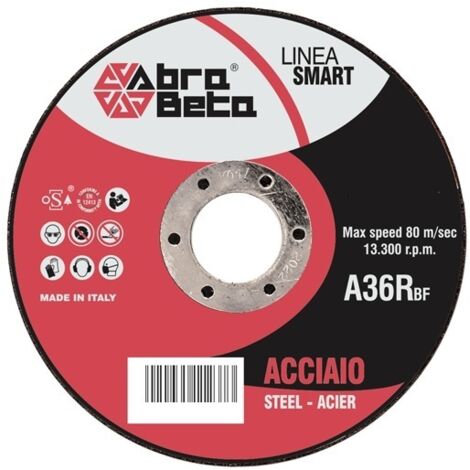 DISCO TAGLIO SMART ROSSO 115X1MM FORO DA 22,23MM