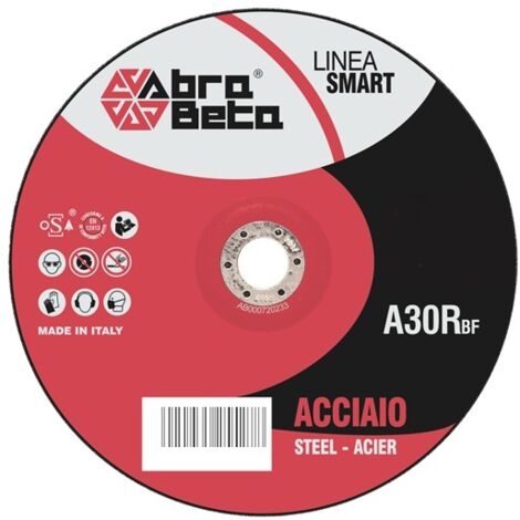 DISCO TAGLIO SMART ROSSO 125X3,2MM PER ACCIAIO