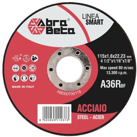 DISCO TAGLIO SMART ROSSO 230X2MM PER ACCIAIO