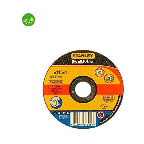 Disco taglio Stanley metallo ø115 x 1,0 x 22,23 mm