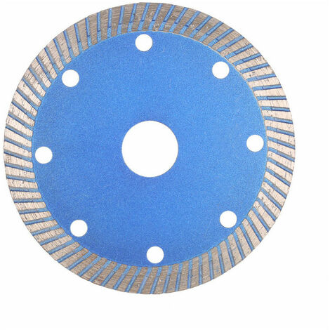 Disco tronzador de diamante con 8 orificios de refrigeración, azul