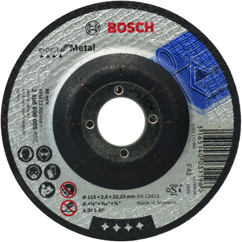 

BOSCH 2608600005 Disco corte acodado Expert Metal A 30 S BF, 115, 2,5