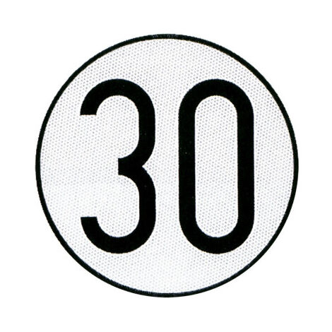 Disco V-4 limitación velocidad máxima permitida (km/h) 30 km/h