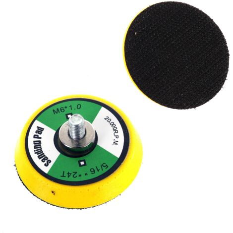 DISCO VELCRO PARA AMOLADORA NEUMÁTICA 50MM ROSCA M6 PARA DISCOS