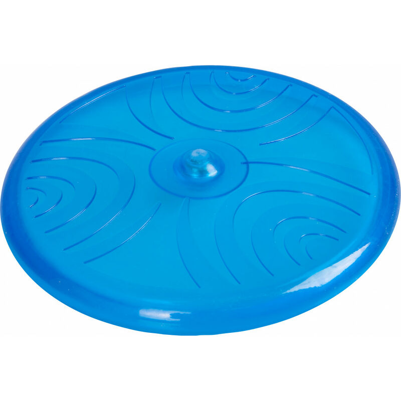 

Disco volador de TPR ø 20 cm azul + LED. Para los perros.