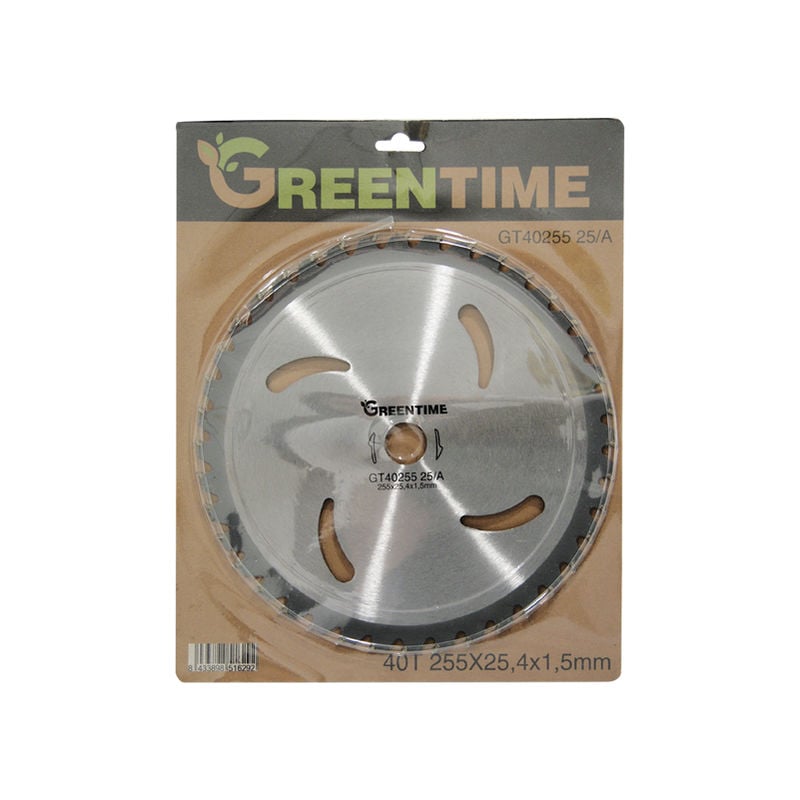 

Disco widia 40 dientes A 255X1,5X25,4MM - Greentime