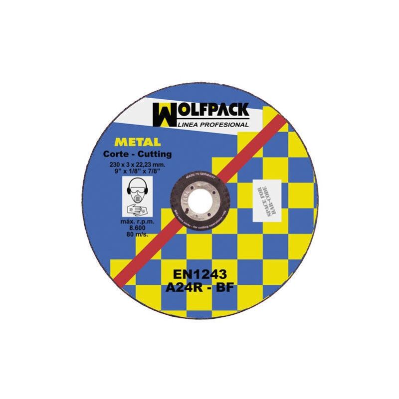 

Disco corte abrasivo metal 300x3,0x30 mm.