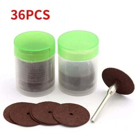 Discos de corte para mini taladros - 36 piezas para herramientas rotativas Dremel - Accesorios de corte